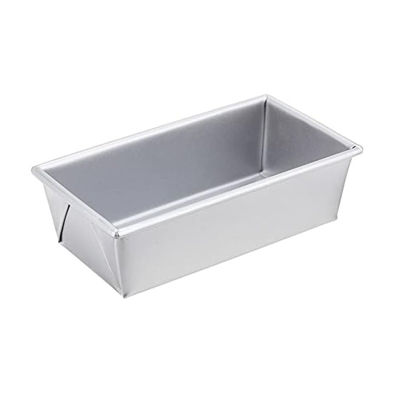 Chicago Metallic Commercial II 1-Pound Loaf Pan, Heavy-Weight Aluminized Steel, Professional Bread Baking Pan with Wire Reinforcement - Image 1